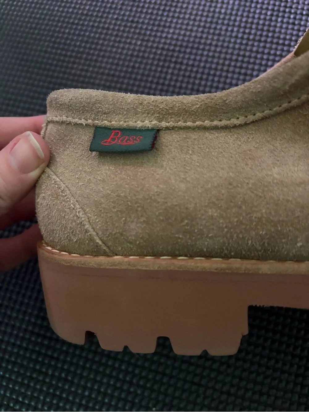 G.H. Bass Wallace Tan Suede Mocs Men’s 9.5EE 9.5 Wide Approx Women’s 11 W EUC